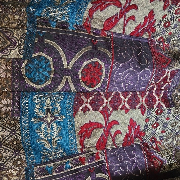 E L C C Geometric Jacquard Blazer Size L - Picture 8 of 17